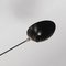 Mid-Century Modern Black Spider Ceiling Lamp with Seven Fixed Arms by Serge Mouille 5