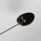 Mid-Century Modern Black Spider Ceiling Lamp with Seven Fixed Arms by Serge Mouille, Image 5