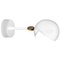 Mid-Century Modern White Eye Sconce by Serge Mouille, Image 1