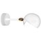 Mid-Century Modern White Eye Wandleuchte von Serge Mouille 1