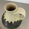German Multi-Colored Op Art Fat Lava Pottery Vases from Bay Keramik, Set of 3 10