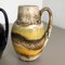 German Fat Lava Ceramic 414-16 Vases from Scheurich, Set of 5 13