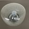 German Bubble Ice Glass Cone Wall Light from Hillebrand Leuchten, Image 11
