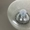 German Bubble Ice Glass Cone Wall Light from Hillebrand Leuchten 7