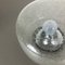 German Bubble Ice Glass Cone Wall Light from Hillebrand Leuchten, Image 7