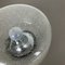 German Bubble Ice Glass Cone Wall Light from Hillebrand Leuchten 8