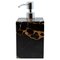 Square Soap Dispenser in Portoro Marble, Image 1