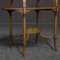 Edwardian Inlaid Mahogany Etagere with Glass Tray Top, 1900s 4