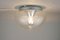Space Age Ufo Plafoniere Deckenlampe mit Bubble Glas von RZB, 1960er 2