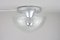 Space Age Ufo Plafoniere Deckenlampe mit Bubble Glas von RZB, 1960er 1