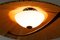 Lampada da soffitto in teak e sisal di Temde Leuchten, anni '60, Immagine 5