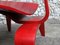 Poltrona LCW rossa di Charles & Ray Eames per Herman Miller / Evans Products Company, 1948, Immagine 12
