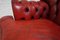 Vintage English Leather Dellbrook Chesterfield Club Chair 12