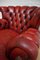 Vintage English Leather Dellbrook Chesterfield Club Chair 4