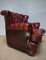 Vintage English Leather Dellbrook Chesterfield Club Chair, Image 17