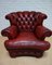 Fauteuil Club Dellbrook Chesterfield Vintage en Cuir, Angleterre 9