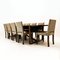 Large Dining Set in Macassar from Decorus of London, Set of 11, Image 2