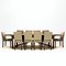 Large Dining Set in Macassar from Decorus of London, Set of 11 4