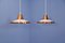 Danish Hanging Lamps in Solid Copper, 1970s, Set of 2, Image 1