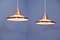 Danish Hanging Lamps in Solid Copper, 1970s, Set of 2, Image 7