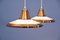 Danish Hanging Lamps in Solid Copper, 1970s, Set of 2, Image 4