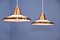 Danish Hanging Lamps in Solid Copper, 1970s, Set of 2, Image 9