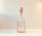 Vintage Bohemian Pink Glass Decanter, 1970s 5