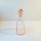 Vintage Bohemian Pink Glass Decanter, 1970s 1