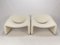 Chaises Groovy F598 Mid-Century par Pierre Paulin pour Artifort, 1980s, Set de 2 1