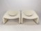 Mid-Century F598 Groovy Chairs by Pierre Paulin for Artifort, 1980s, Set of 2 1