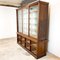 Big Antique Oak Display Cabinet 29