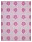 Vintage Pink Dhurrie Rug 1