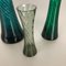 German Hand Blown Crystal Glass Vases by Alfred Taube, 1960s, Set of 3, Image 3
