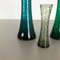 German Hand Blown Crystal Glass Vases by Alfred Taube, 1960s, Set of 3 6