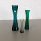 German Hand Blown Crystal Glass Vases by Alfred Taube, 1960s, Set of 3, Image 4