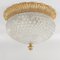 Mid-Century Glass Ceiling Lamp from Glashütte Limburg, Germany, 1960s, Image 1