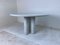 Tavolo da pranzo rotondo vintage in marmo nello stile di Mario Bellini, anni '70, Immagine 12