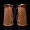 Antique Victorian Copper Serving Jugs, England, Set of 2 1