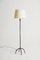 French Wrought Iron Floor Lamp, 1940s 2