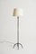 French Wrought Iron Floor Lamp, 1940s 3