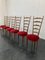 Chiavarina Chairs, 1960s, Set of 6 3