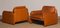 Brutalist Cognac Patina Leather Ds-61 Lounge Chairs from De Sede, 1960s, Set of 2 5