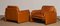 Brutalist Cognac Patina Leather Ds-61 Lounge Chairs from De Sede, 1960s, Set of 2 4