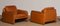 Brutalist Cognac Patina Leather Ds-61 Lounge Chairs from De Sede, 1960s, Set of 2, Image 3