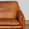 Brutalist Cognac Patina Leather Ds-61 Lounge Chairs from De Sede, 1960s, Set of 2 7