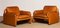 Brutalist Cognac Patina Leather Ds-61 Lounge Chairs from De Sede, 1960s, Set of 2 11