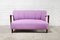 Mid-Century Italian Sofa in Purple Bouclé Wool, 1950s 5
