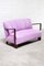 Mid-Century Italian Sofa in Purple Bouclé Wool, 1950s, Image 4
