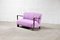 Mid-Century Italian Sofa in Purple Bouclé Wool, 1950s, Image 1