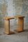 Tables de Chevet Scandinaves Brutalistes en Pin Massif, 1970s, Set de 2 6